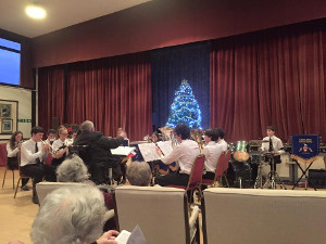 The Youth Band visiting Elmbridge Village, Cranleigh