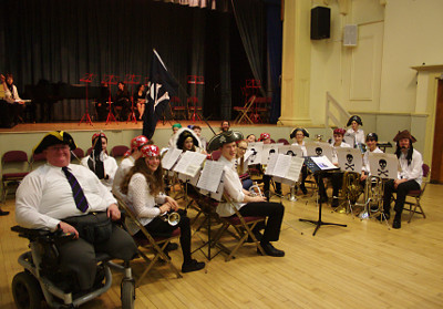 Youth Band after playing Pirates of the Caribbean