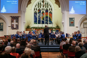 Godalming Band at the Christmas concert