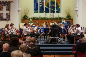 Godalming Youth Band at the Christmas concert